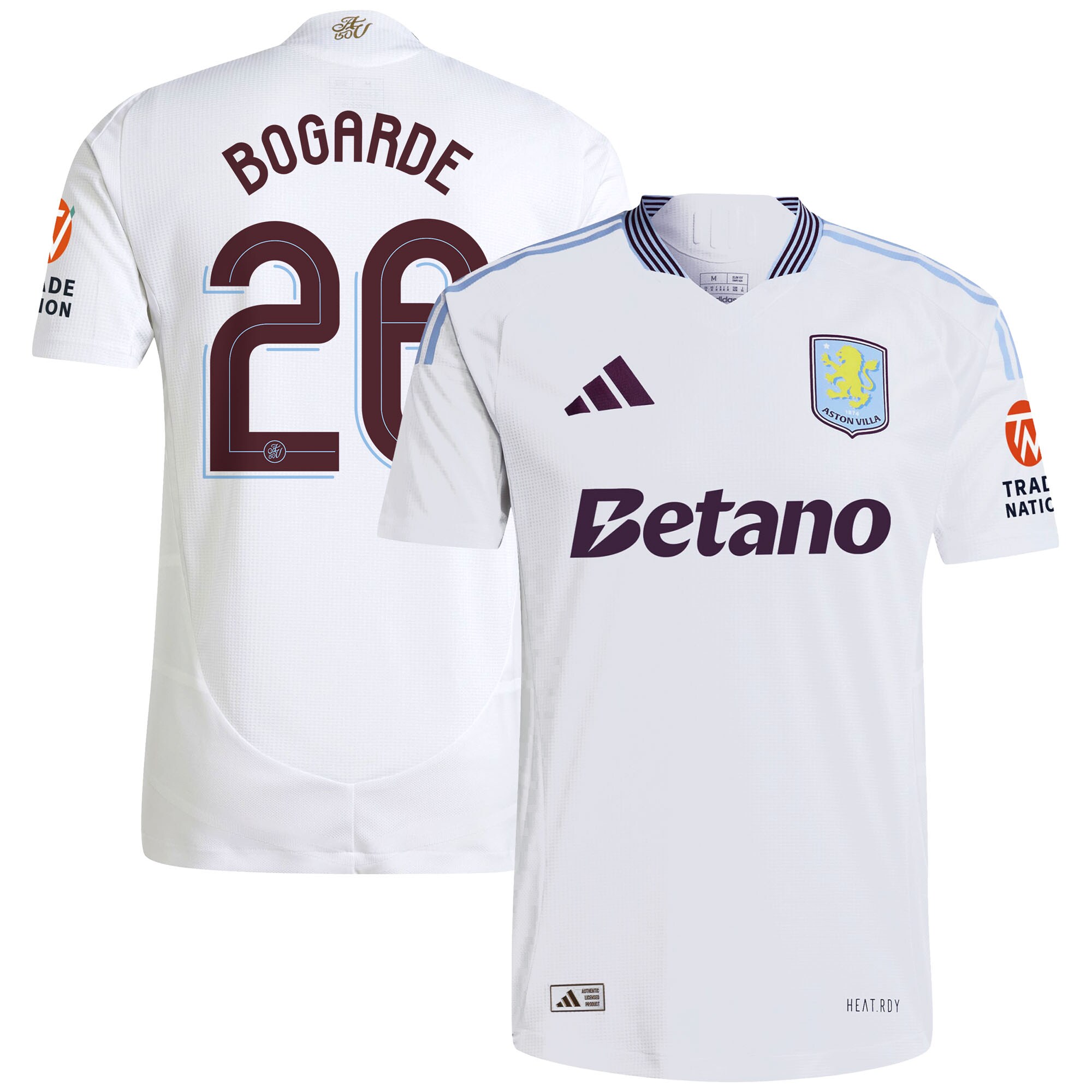 aston villa adidas away authentic shirt 2024-25 with bogarde 26 cup printing Collection | Aston Villa Football Kits and Shirts