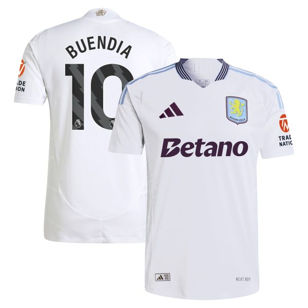 aston villa adidas away authentic shirt 2024-25 with buendia 10 printing Collection | Aston Villa Football Kits and Shirts