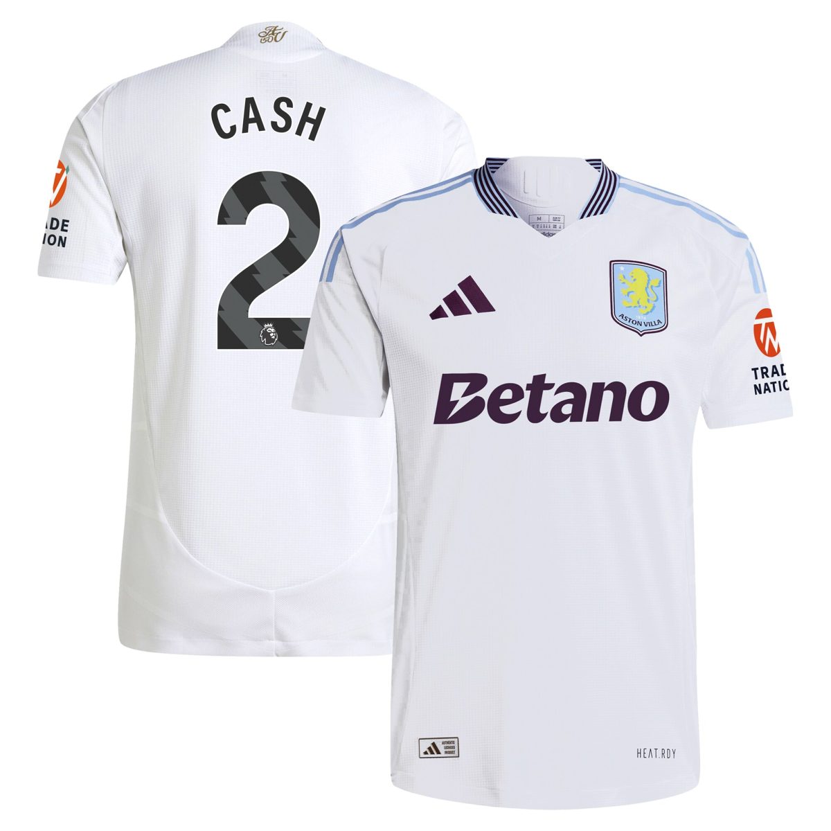 aston villa adidas away authentic shirt 2024-25 with cash 2 printing Collection | Aston Villa Football Kits and Shirts