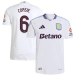 aston villa adidas away authentic shirt 2024-25 with corsie 6 cup printing Collection | Aston Villa Football Kits and Shirts