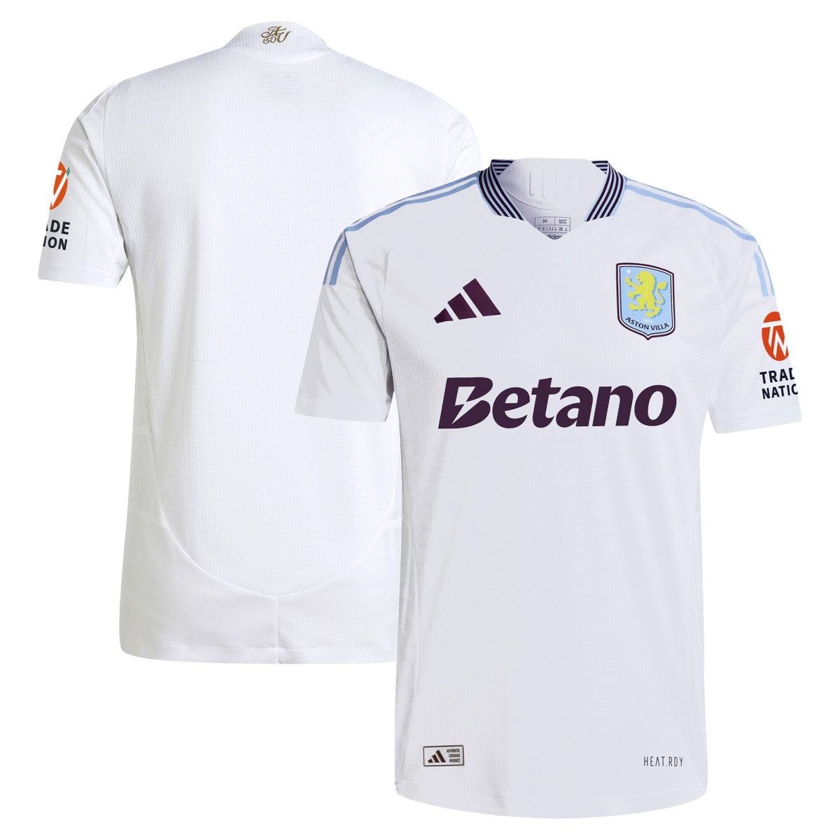 aston villa adidas away authentic shirt 2024-25 with custom printing Collection | Aston Villa Football Kits and Shirts