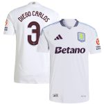 aston villa adidas away authentic shirt 2024-25 with diego carlos 3 cup printing Collection | Aston Villa Football Kits and Shirts