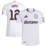 aston villa adidas away authentic shirt 2024-25 with digne 12 cup printing Collection | Aston Villa Football Kits and Shirts