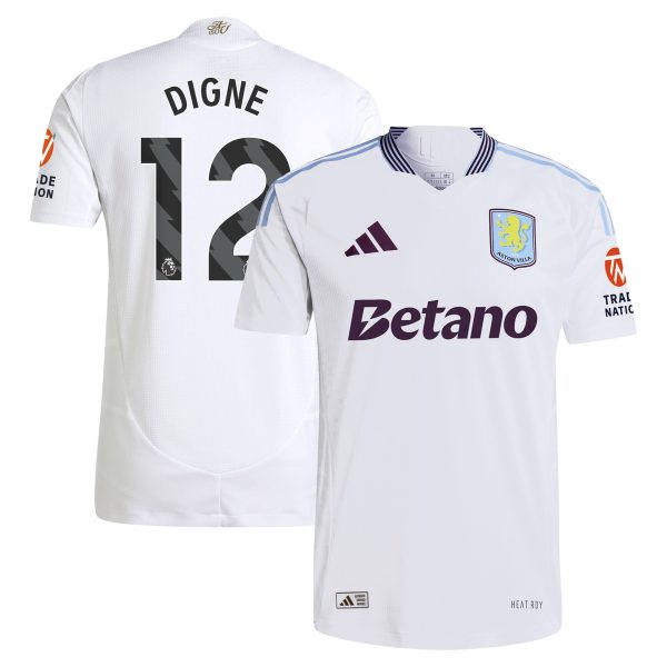 aston villa adidas away authentic shirt 2024-25 with digne 12 printing Collection | Aston Villa Football Kits and Shirts