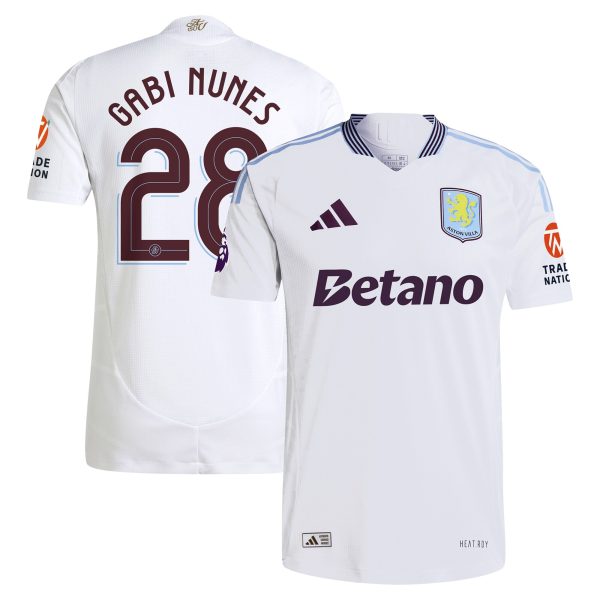 aston villa adidas away authentic shirt 2024-25 with gabi nunes 28 cup printing Collection | Aston Villa Football Kits and Shirts