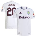 aston villa adidas away authentic shirt 2024-25 with hanson 20 cup printing Collection | Aston Villa Football Kits and Shirts