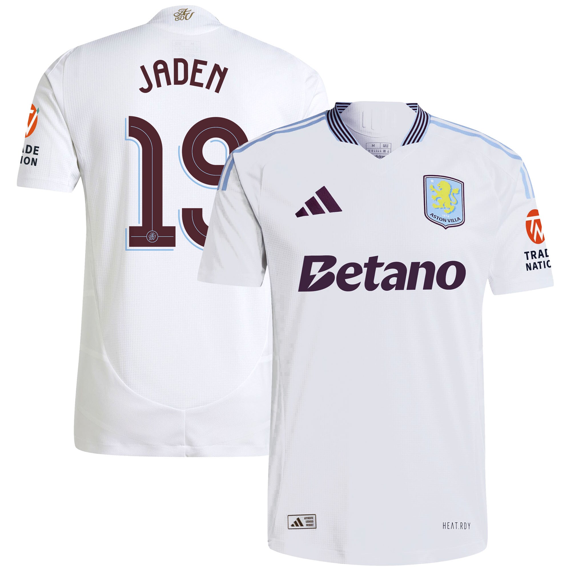 aston villa adidas away authentic shirt 2024-25 with jaden 19 cup printing Collection | Aston Villa Football Kits and Shirts