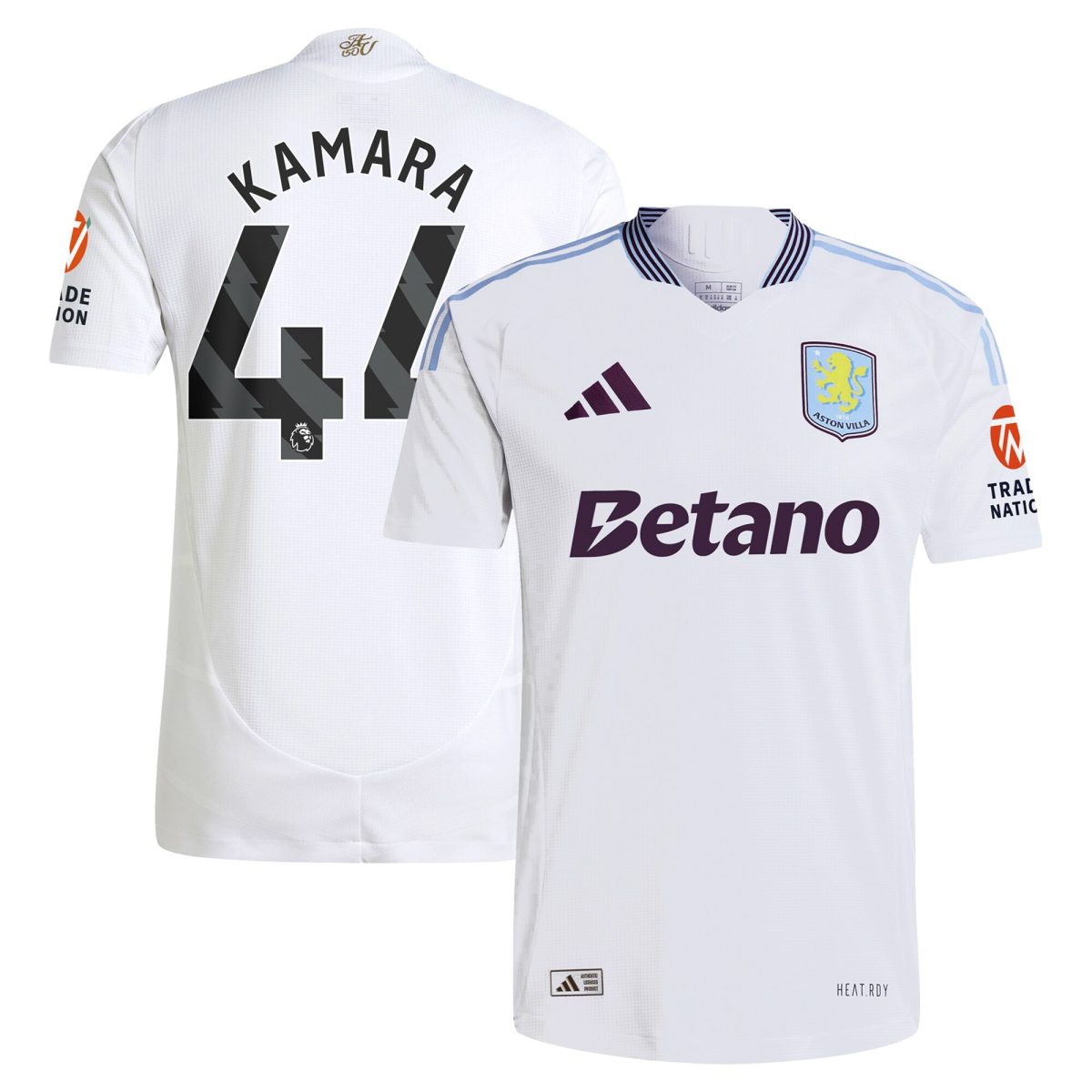 aston villa adidas away authentic shirt 2024-25 with kamara 44 printing Collection | Aston Villa Football Kits and Shirts