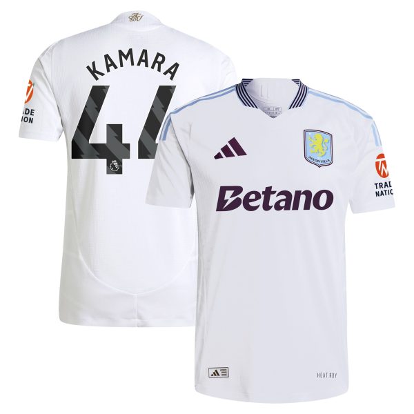aston villa adidas away authentic shirt 2024-25 with kamara 44 printing Collection | Aston Villa Football Kits and Shirts