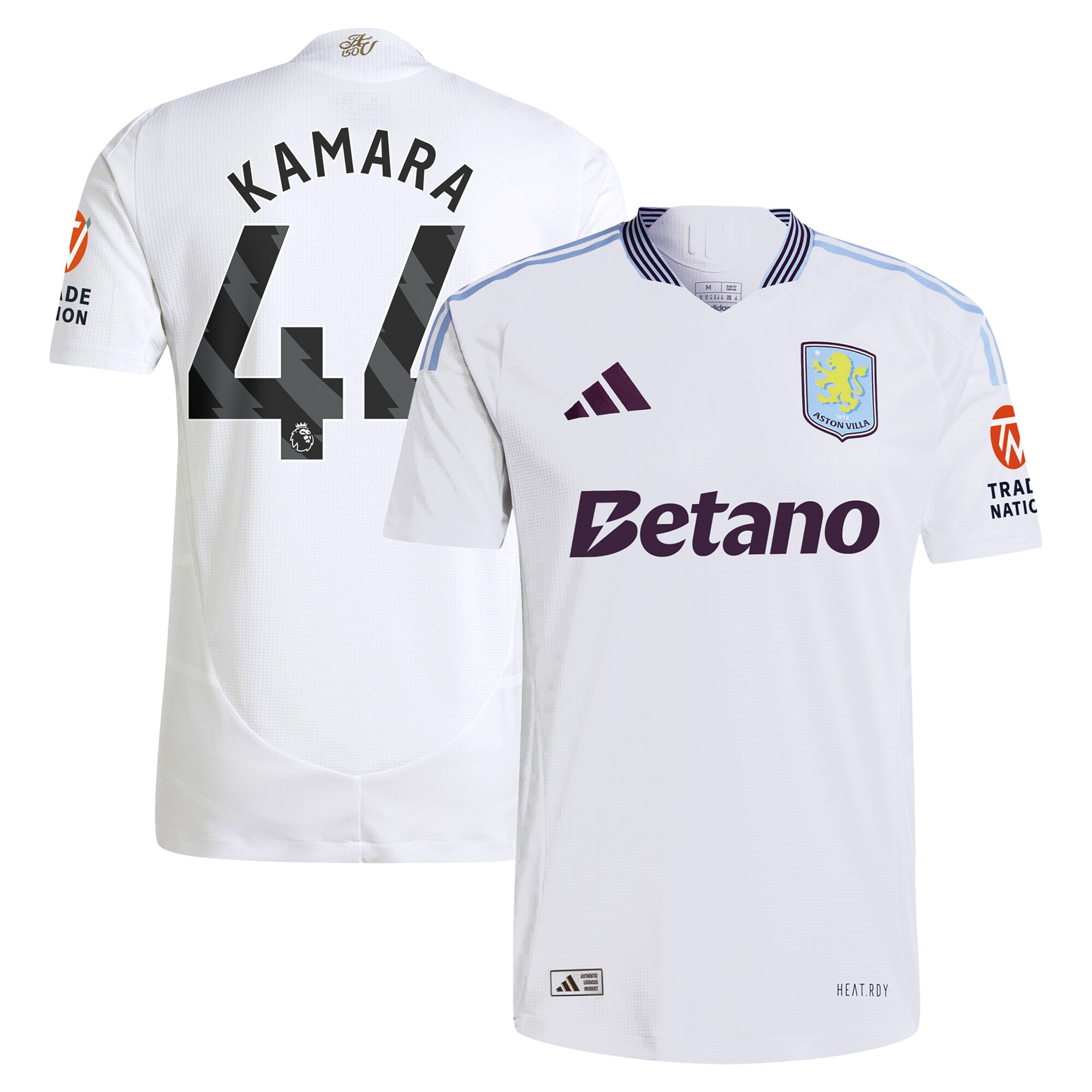 aston villa adidas away authentic shirt 2024-25 with kamara 44 printing Collection | Aston Villa Football Kits and Shirts