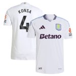 aston villa adidas away authentic shirt 2024-25 with konsa 4 printing Collection | Aston Villa Football Kits and Shirts