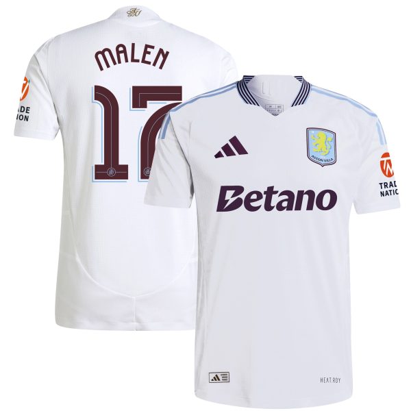aston villa adidas away authentic shirt 2024-25 with malen 17 cup printing Collection | Aston Villa Football Kits and Shirts