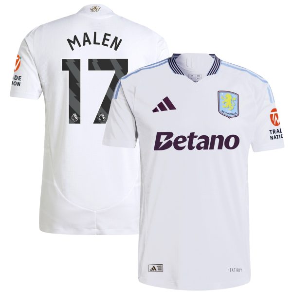 aston villa adidas away authentic shirt 2024-25 with malen 17 printing Collection | Aston Villa Football Kits and Shirts