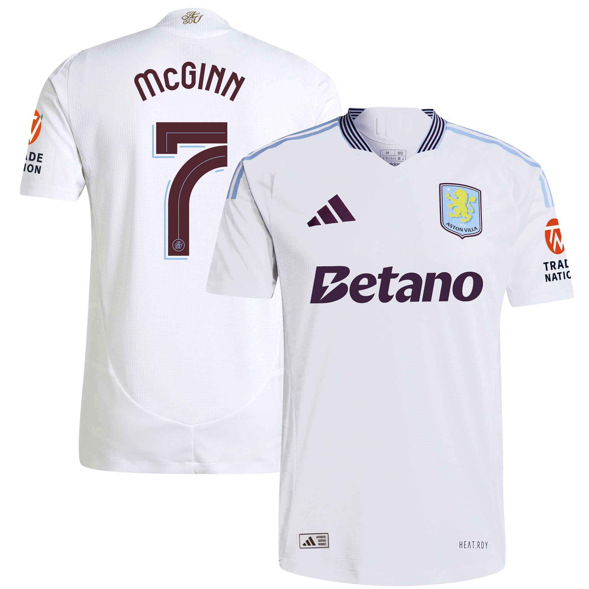 aston villa adidas away authentic shirt 2024-25 with mcginn 7 cup printing Collection | Aston Villa Football Kits and Shirts