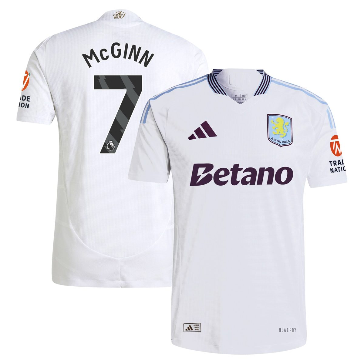 aston villa adidas away authentic shirt 2024-25 with mcginn 7 printing Collection | Aston Villa Football Kits and Shirts