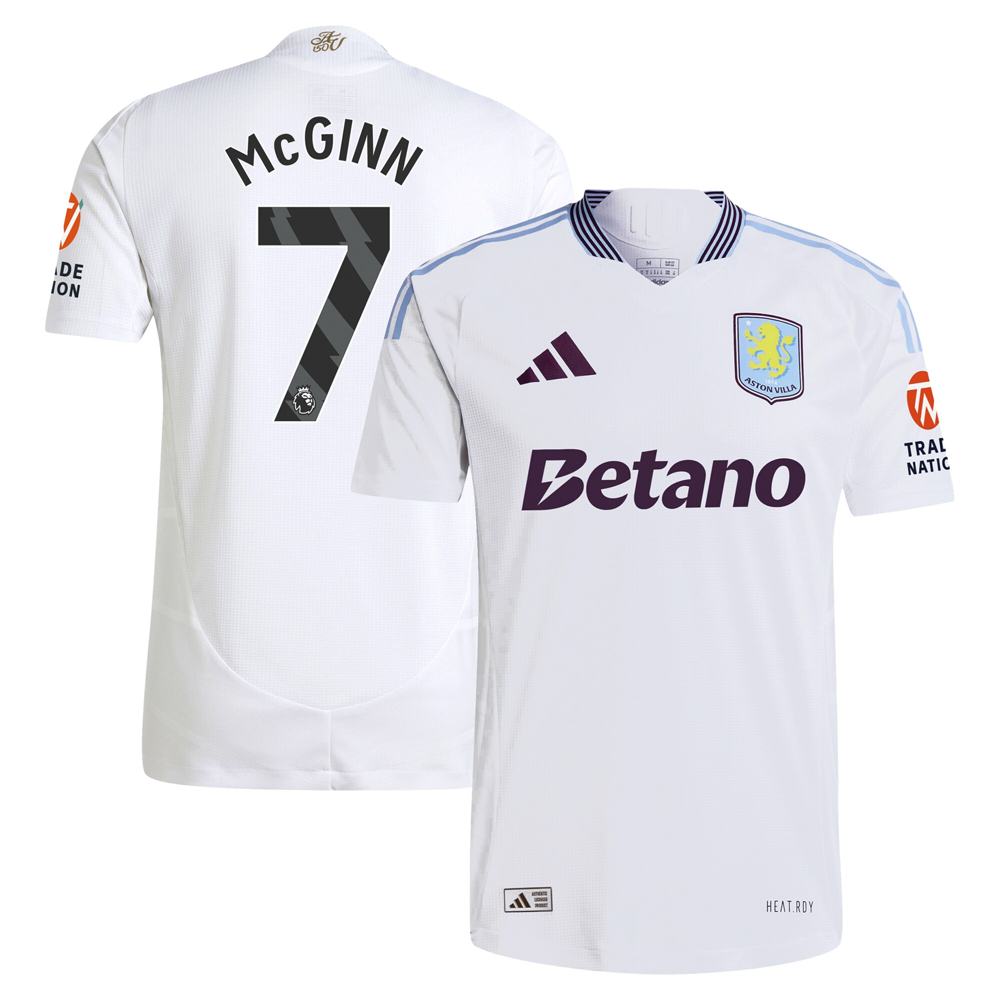 aston villa adidas away authentic shirt 2024-25 with mcginn 7 printing Collection | Aston Villa Football Kits and Shirts