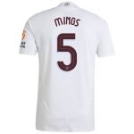 aston villa adidas away authentic shirt 2024-25 with mings 5 cup printing Collection | Aston Villa Football Kits and Shirts