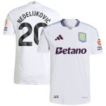 aston villa adidas away authentic shirt 2024-25 with nedeljković 20 printing Collection | Aston Villa Football Kits and Shirts