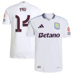 aston villa adidas away authentic shirt 2024-25 with pau 14 cup printing Collection | Aston Villa Football Kits and Shirts
