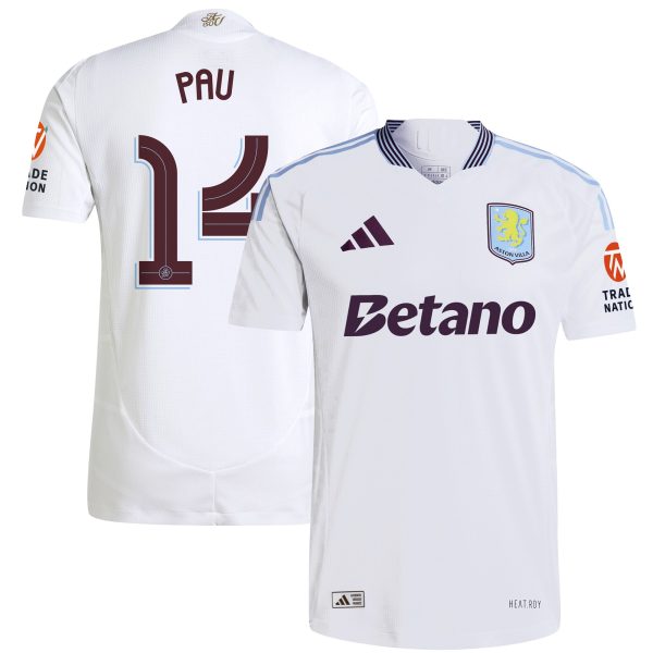 aston villa adidas away authentic shirt 2024-25 with pau 14 cup printing Collection | Aston Villa Football Kits and Shirts
