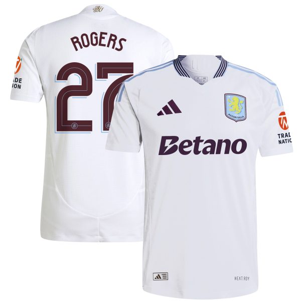 aston villa adidas away authentic shirt 2024-25 with rogers 27 cup printing Collection | Aston Villa Football Kits and Shirts