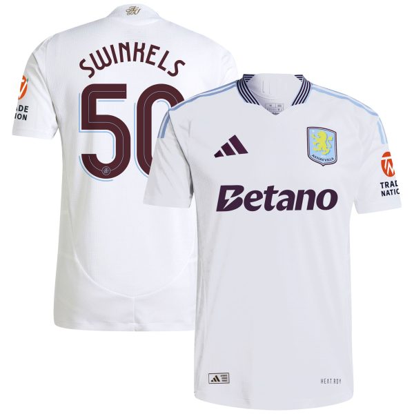 aston villa adidas away authentic shirt 2024-25 with swinkels 50 cup printing Collection | Aston Villa Football Kits and Shirts