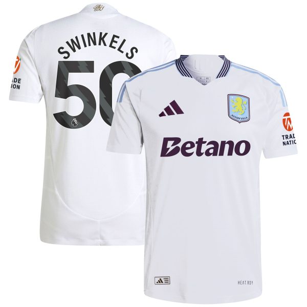 aston villa adidas away authentic shirt 2024-25 with swinkels 50 printing Collection | Aston Villa Football Kits and Shirts