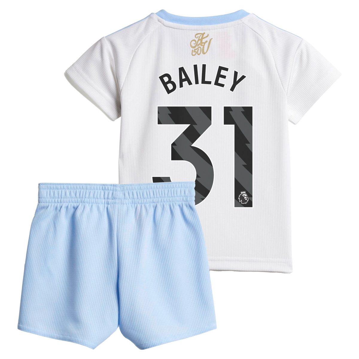 aston villa adidas away baby kit 2024-25 with bailey 31 printing Collection | Aston Villa Football Kits and Shirts
