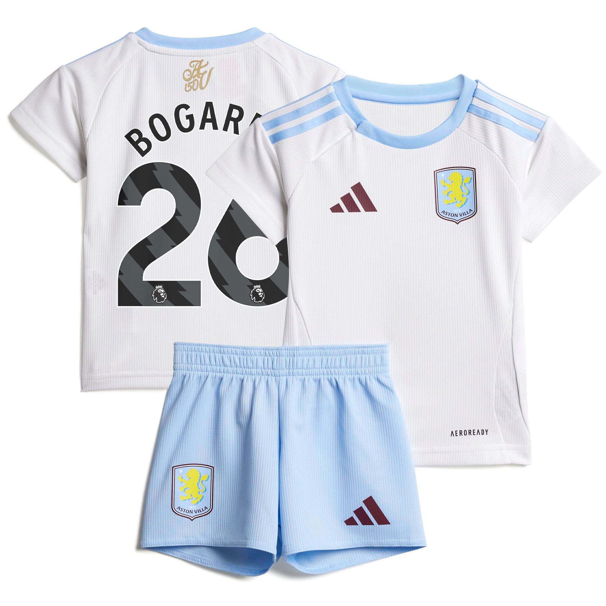 aston villa adidas away baby kit 2024-25 with bogarde 26 printing Collection | Aston Villa Football Kits and Shirts