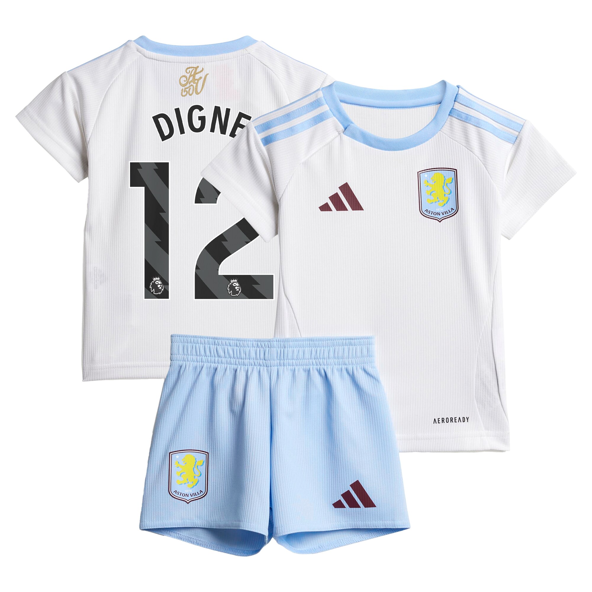 aston villa adidas away baby kit 2024-25 with digne 12 printing Collection | Aston Villa Football Kits and Shirts