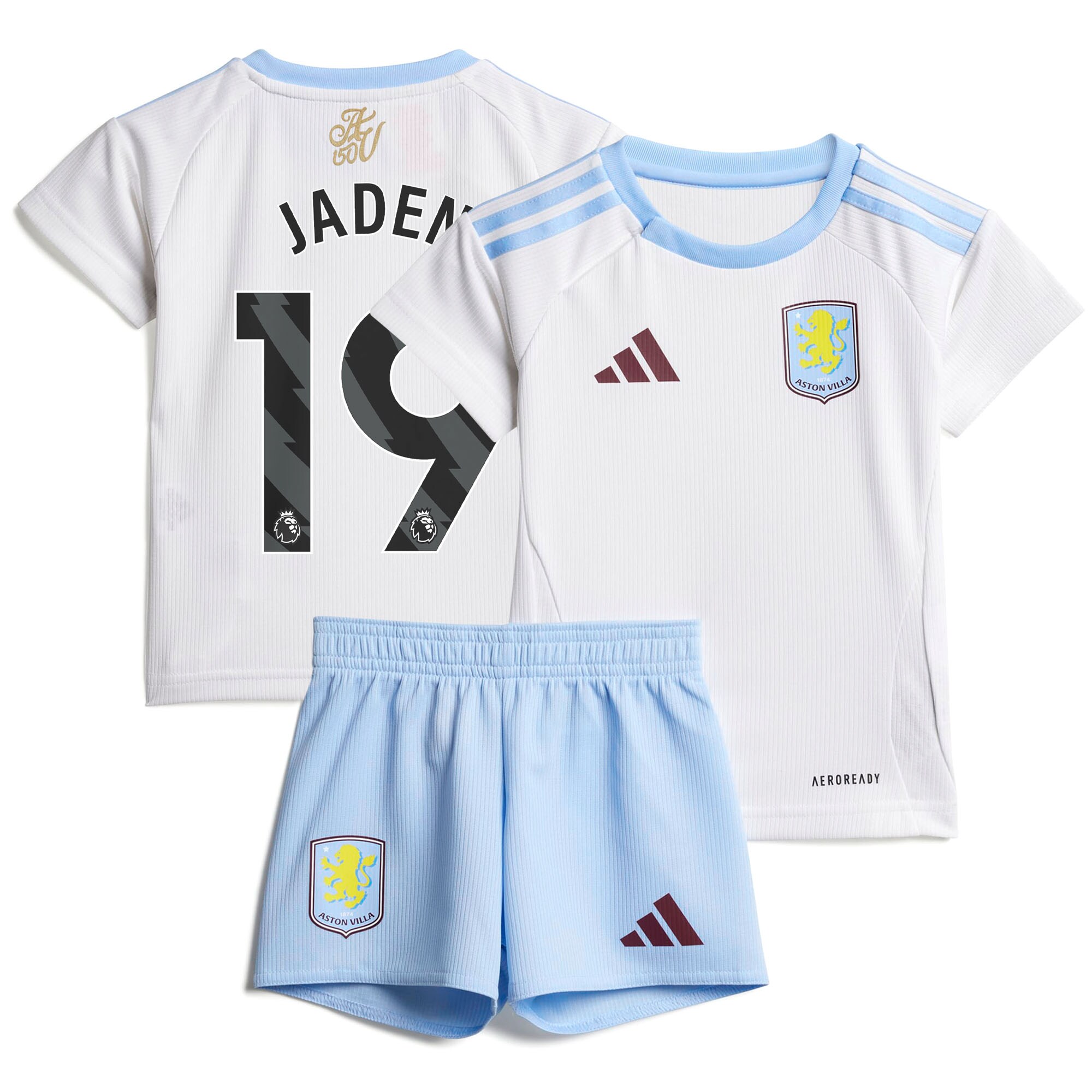 aston villa adidas away baby kit 2024-25 with jaden 19 printing Collection | Aston Villa Football Kits and Shirts