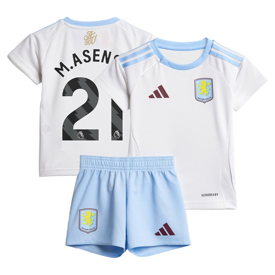 aston villa adidas away baby kit 2024-25 with m.asensio 21 printing Collection | Aston Villa Football Kits and Shirts