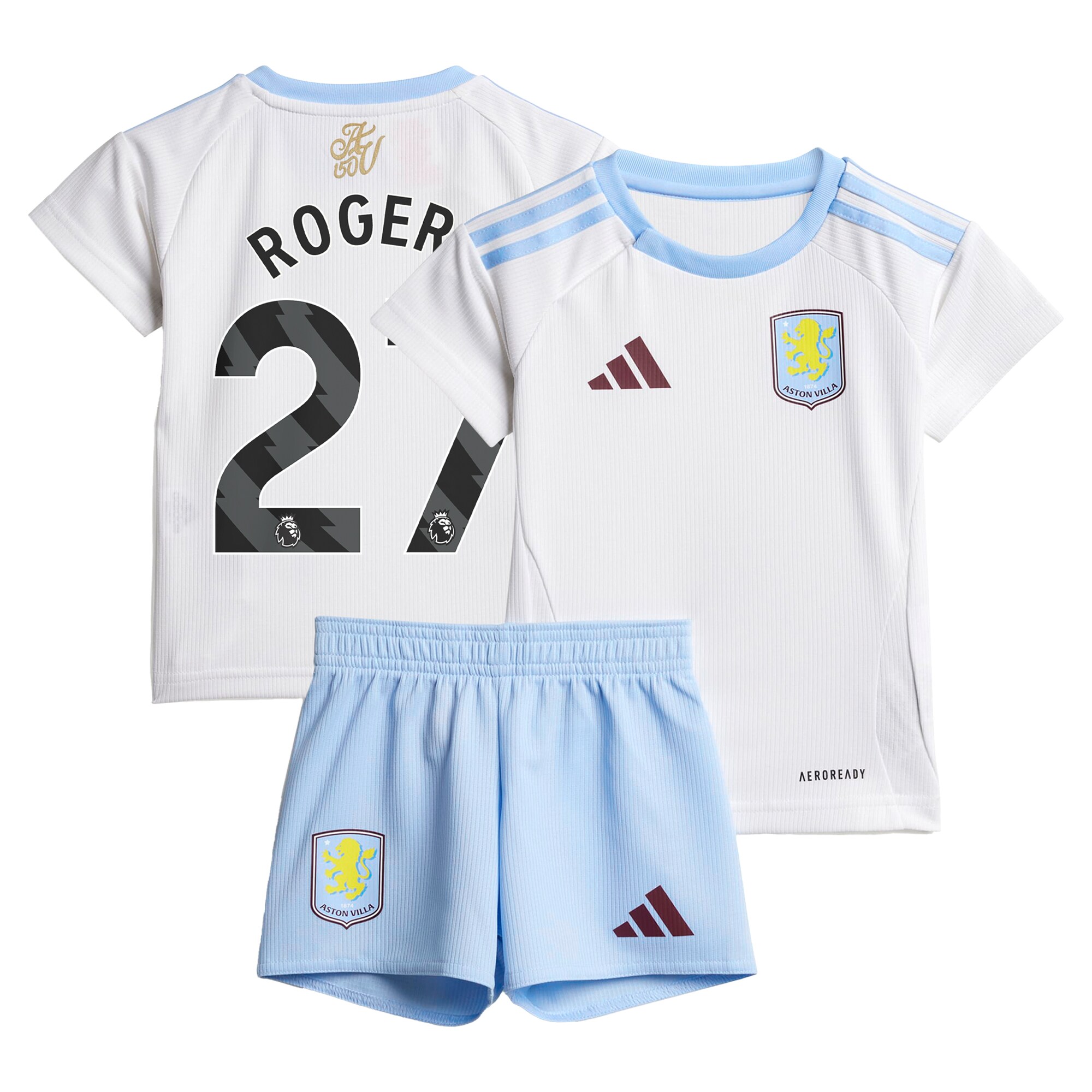 aston villa adidas away baby kit 2024-25 with rogers 27 printing Collection | Aston Villa Football Kits and Shirts