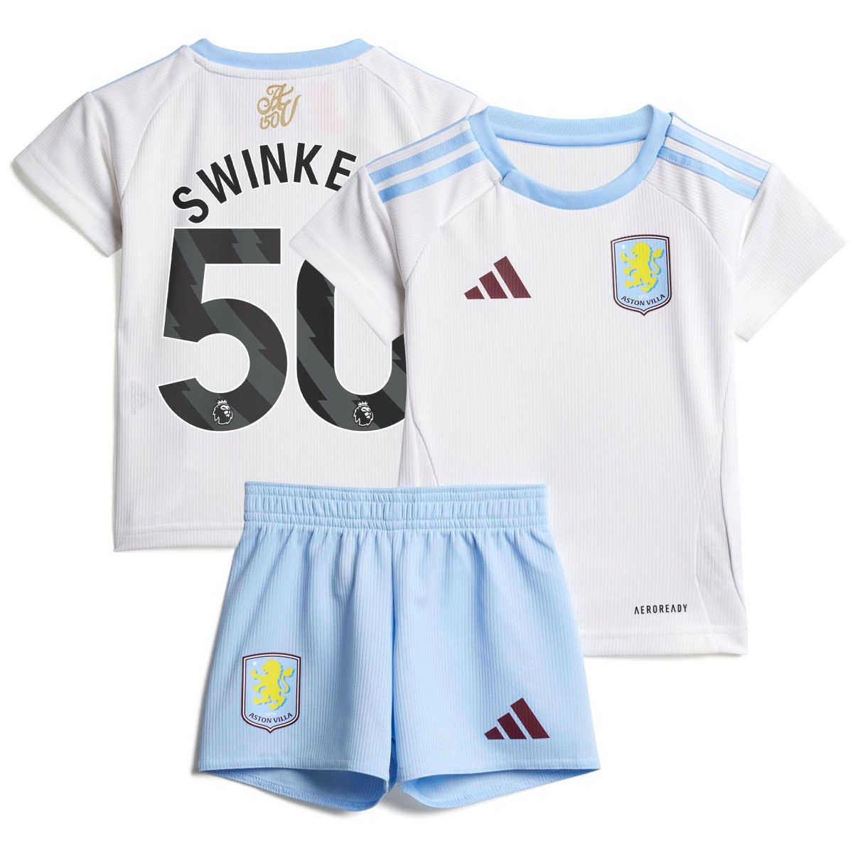 aston villa adidas away baby kit 2024-25 with swinkels 50 printing Collection | Aston Villa Football Kits and Shirts