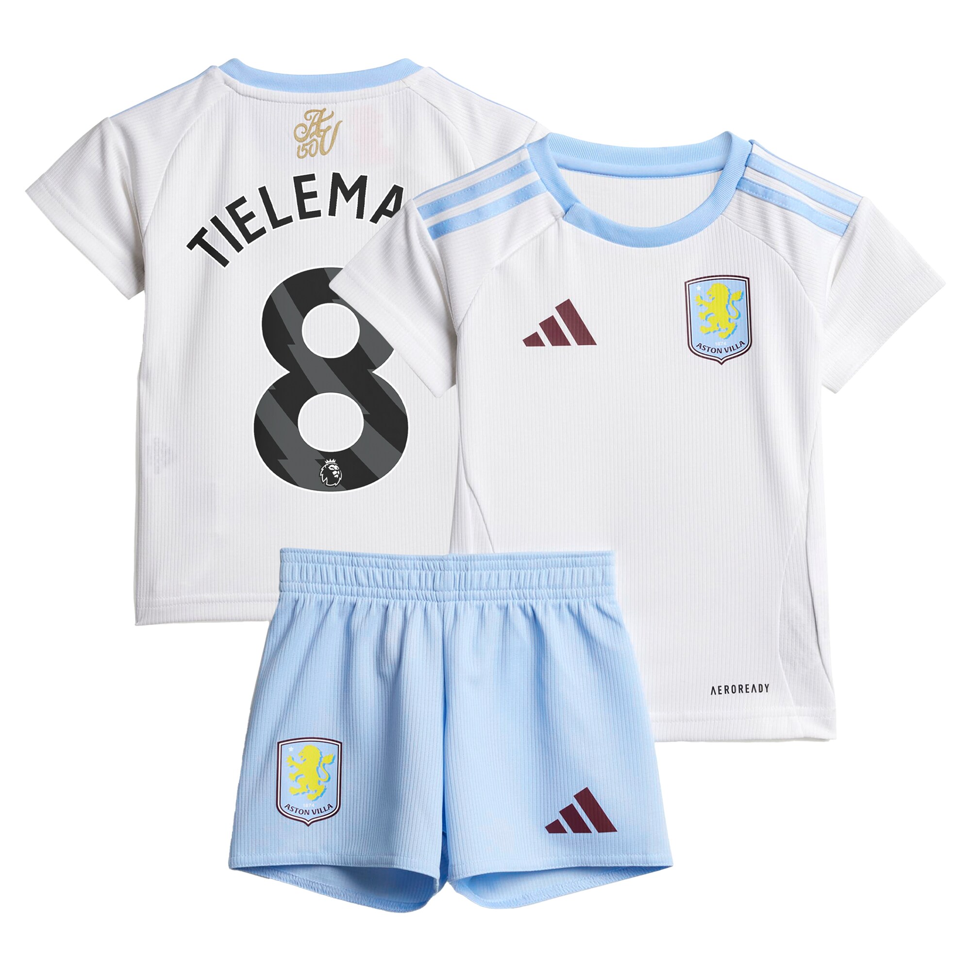 aston villa adidas away baby kit 2024-25 with tielemans 8 printing Collection | Aston Villa Football Kits and Shirts