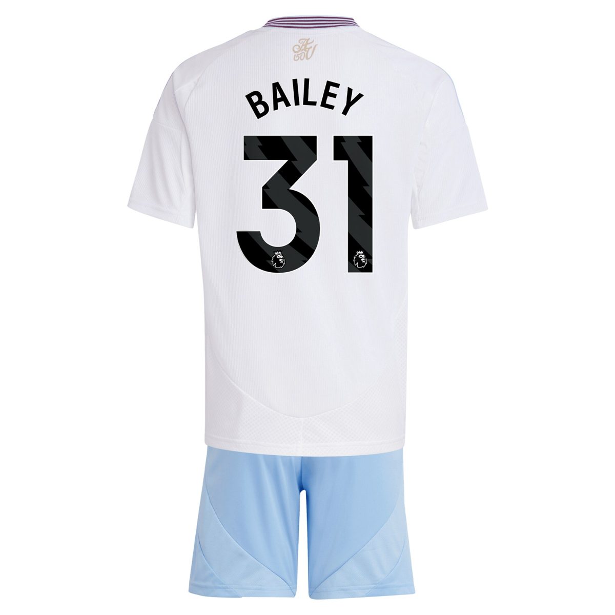 aston villa adidas away mini kit 2024-25 with bailey 31 printing Collection | Aston Villa Football Kits and Shirts