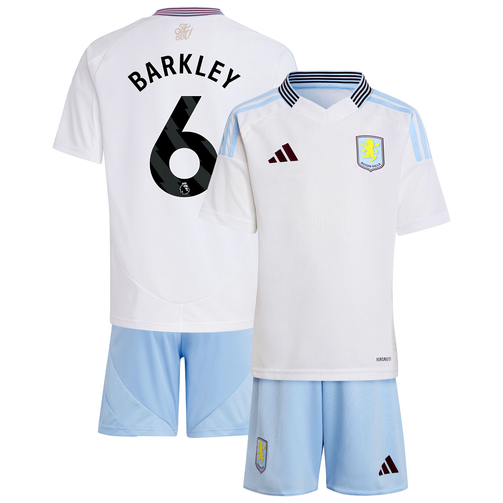 aston villa adidas away mini kit 2024-25 with barkley 6 printing Collection | Aston Villa Football Kits and Shirts