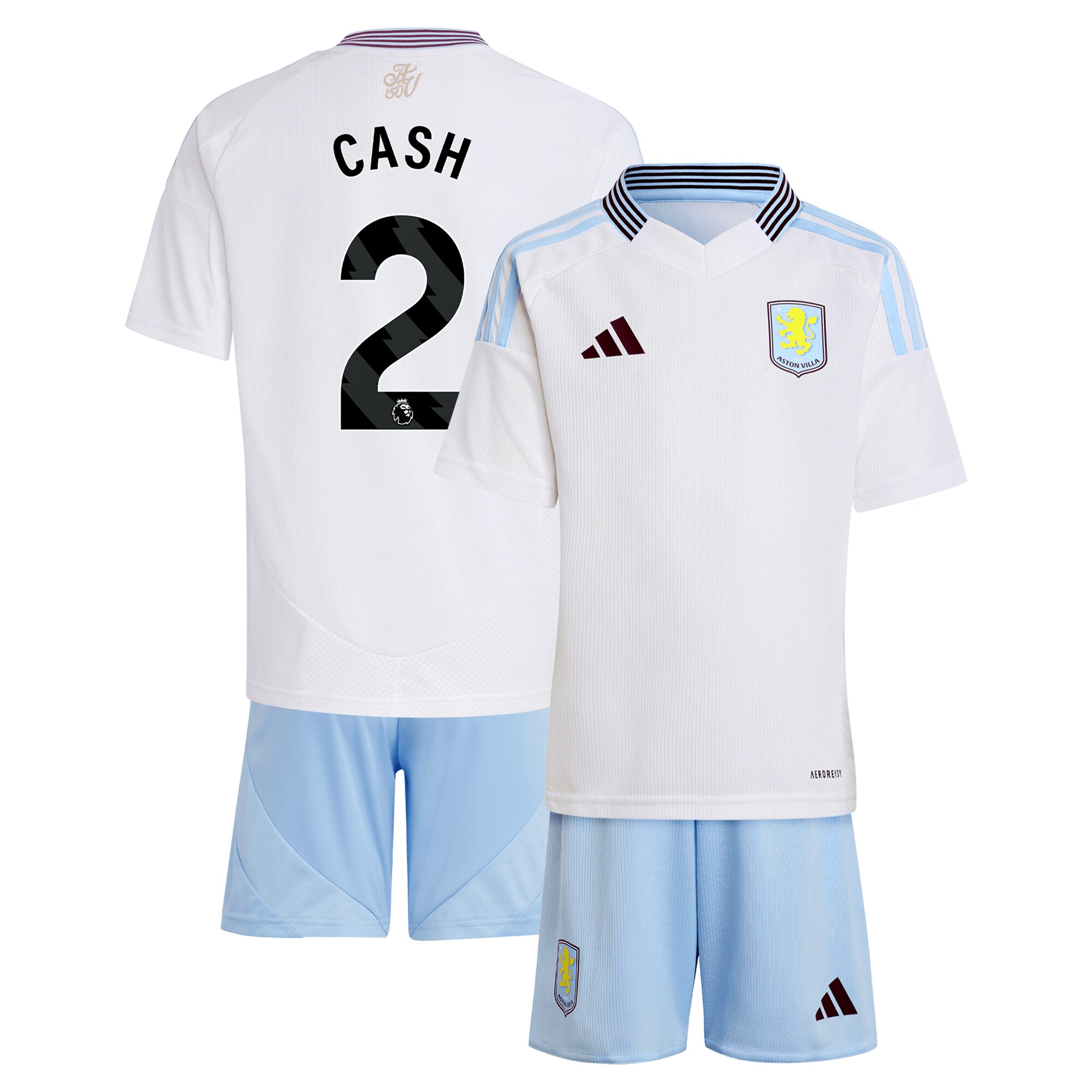 aston villa adidas away mini kit 2024-25 with cash 2 printing Collection | Aston Villa Football Kits and Shirts