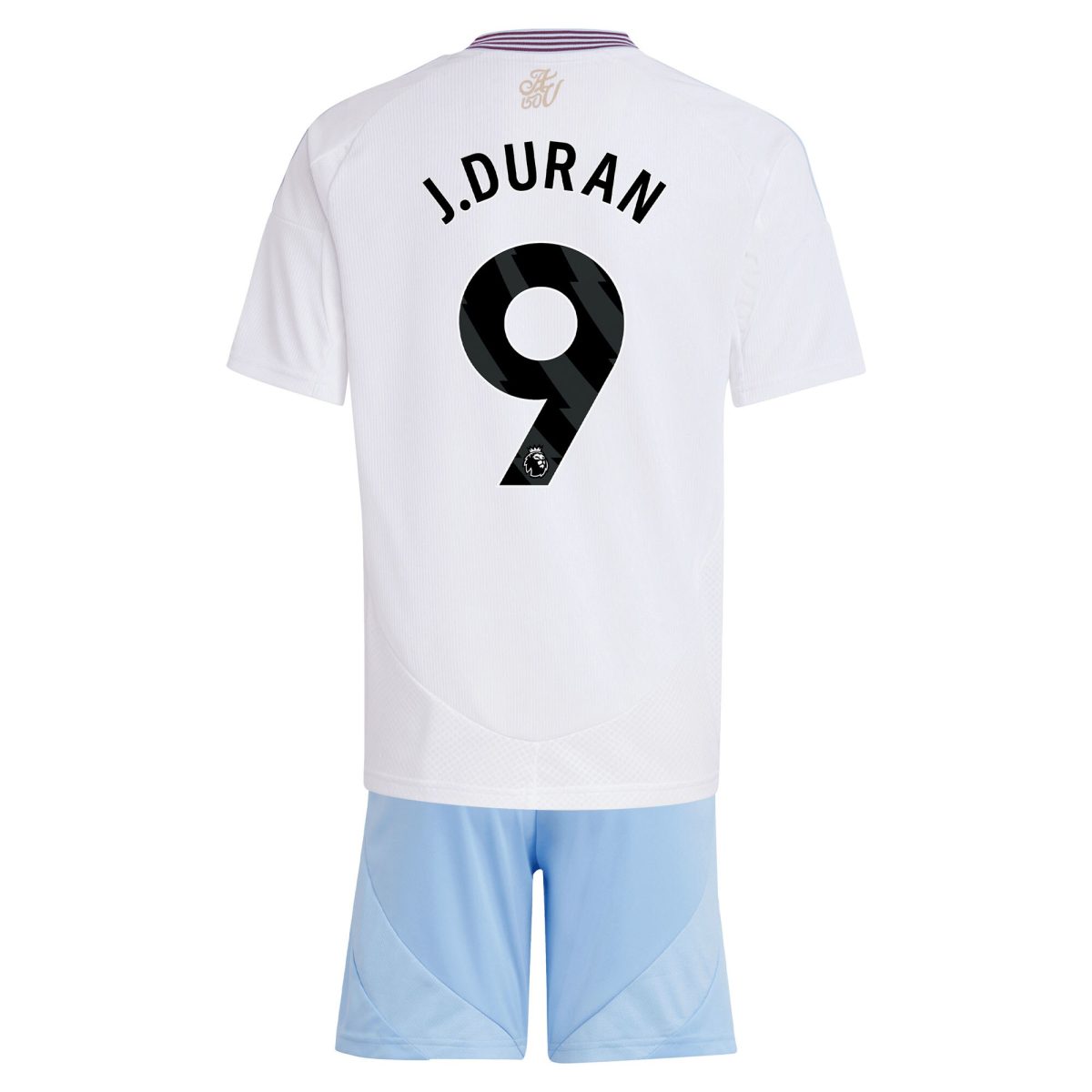 aston villa adidas away mini kit 2024-25 with j.duran 9 printing Collection | Aston Villa Football Kits and Shirts