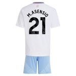 aston villa adidas away mini kit 2024-25 with m.asensio 21 printing Collection | Aston Villa Football Kits and Shirts