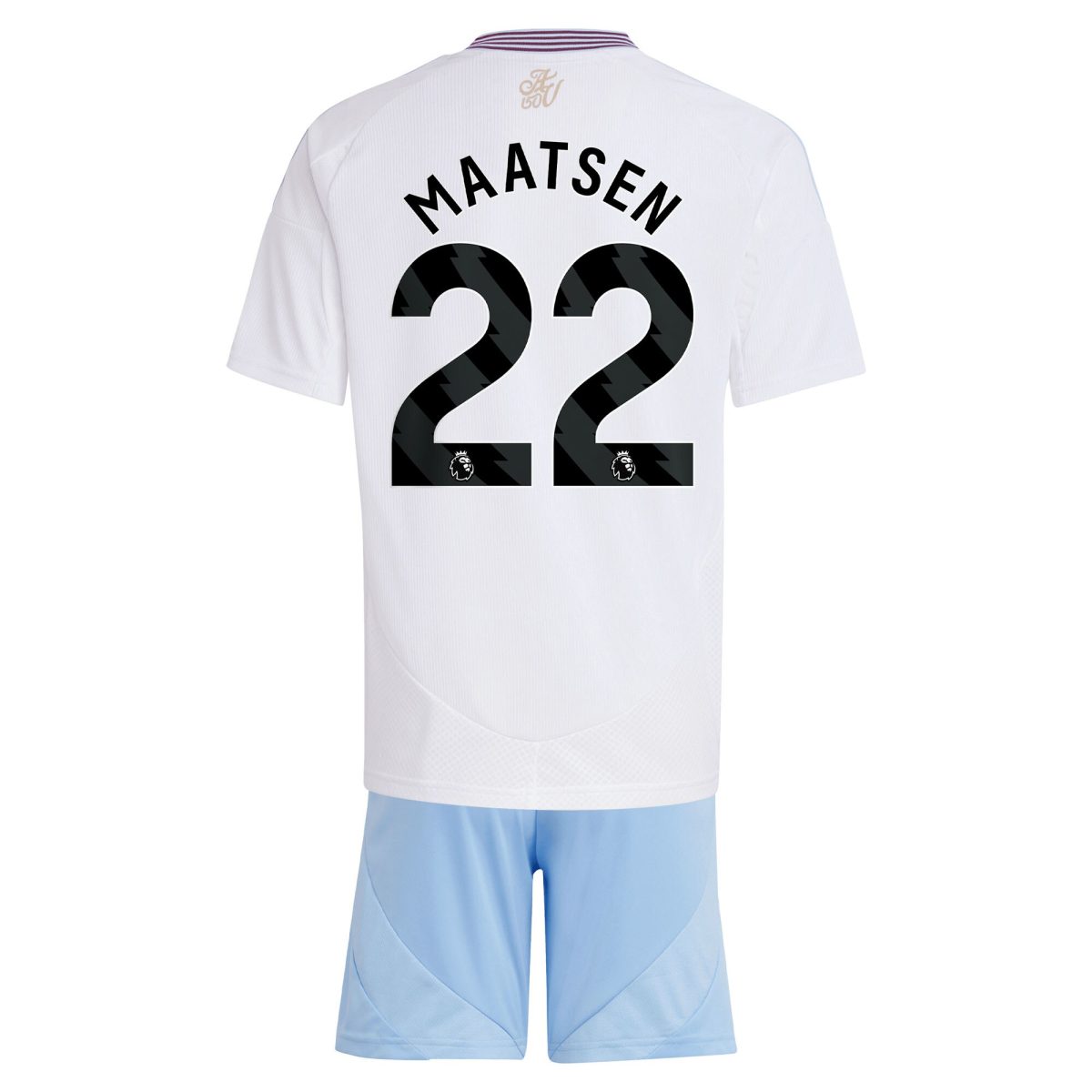 aston villa adidas away mini kit 2024-25 with maatsen 22 printing Collection | Aston Villa Football Kits and Shirts