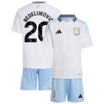 aston villa adidas away mini kit 2024-25 with nedeljković 20 printing Collection | Aston Villa Football Kits and Shirts