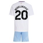 aston villa adidas away mini kit 2024-25 with nedeljković 20 printing Collection | Aston Villa Football Kits and Shirts