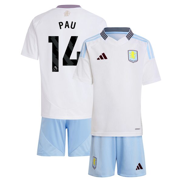 aston villa adidas away mini kit 2024-25 with pau 14 printing Collection | Aston Villa Football Kits and Shirts