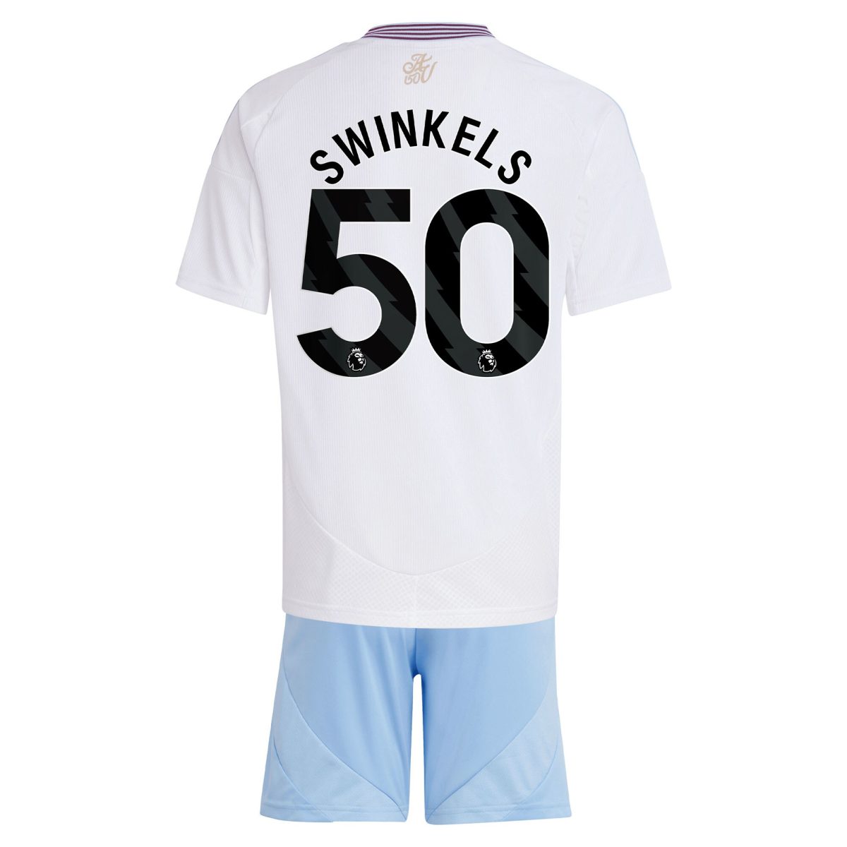 aston villa adidas away mini kit 2024-25 with swinkels 50 printing Collection | Aston Villa Football Kits and Shirts