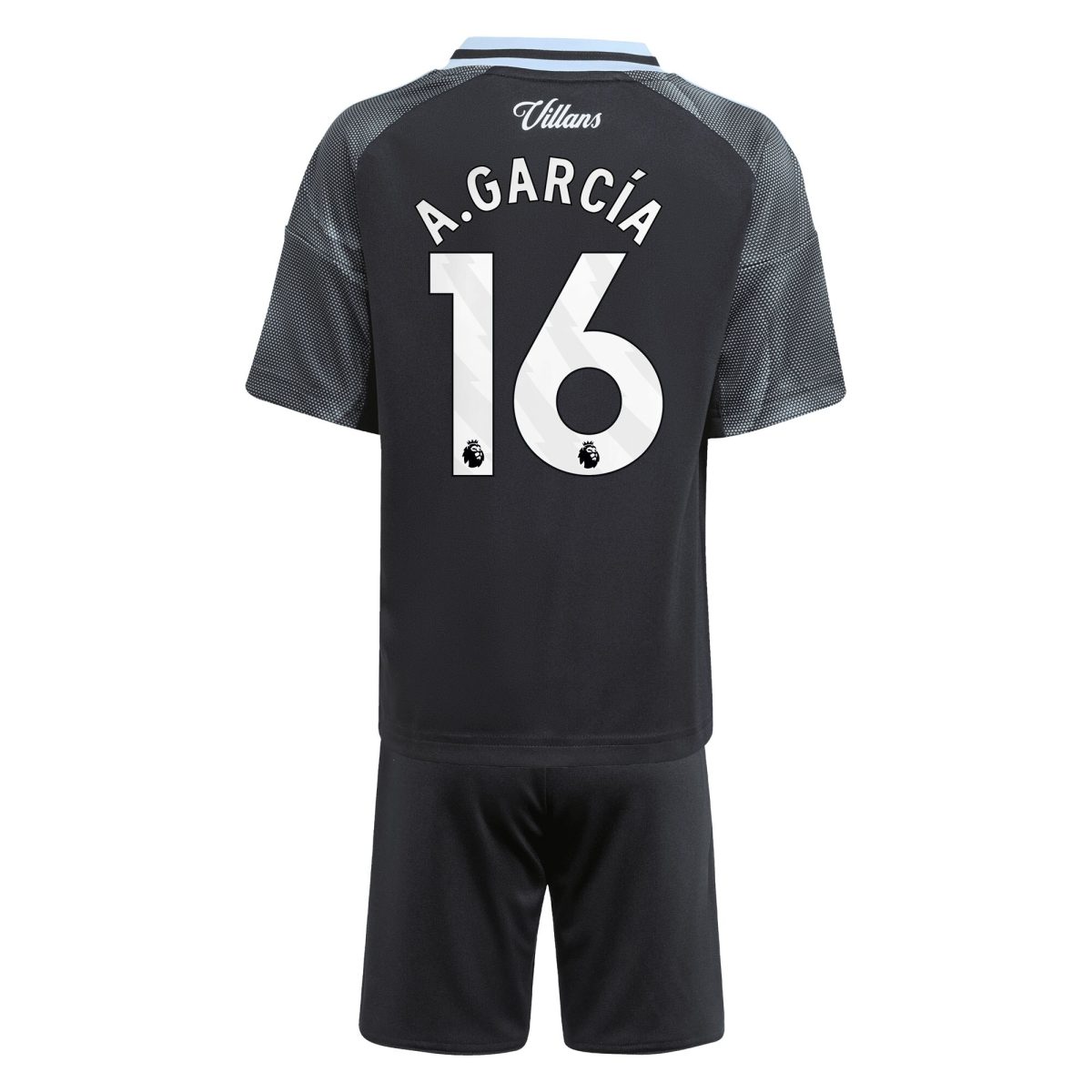 aston villa adidas away mini kit 2025-26 with a.garcía 16 printing Collection | Aston Villa Football Kits and Shirts