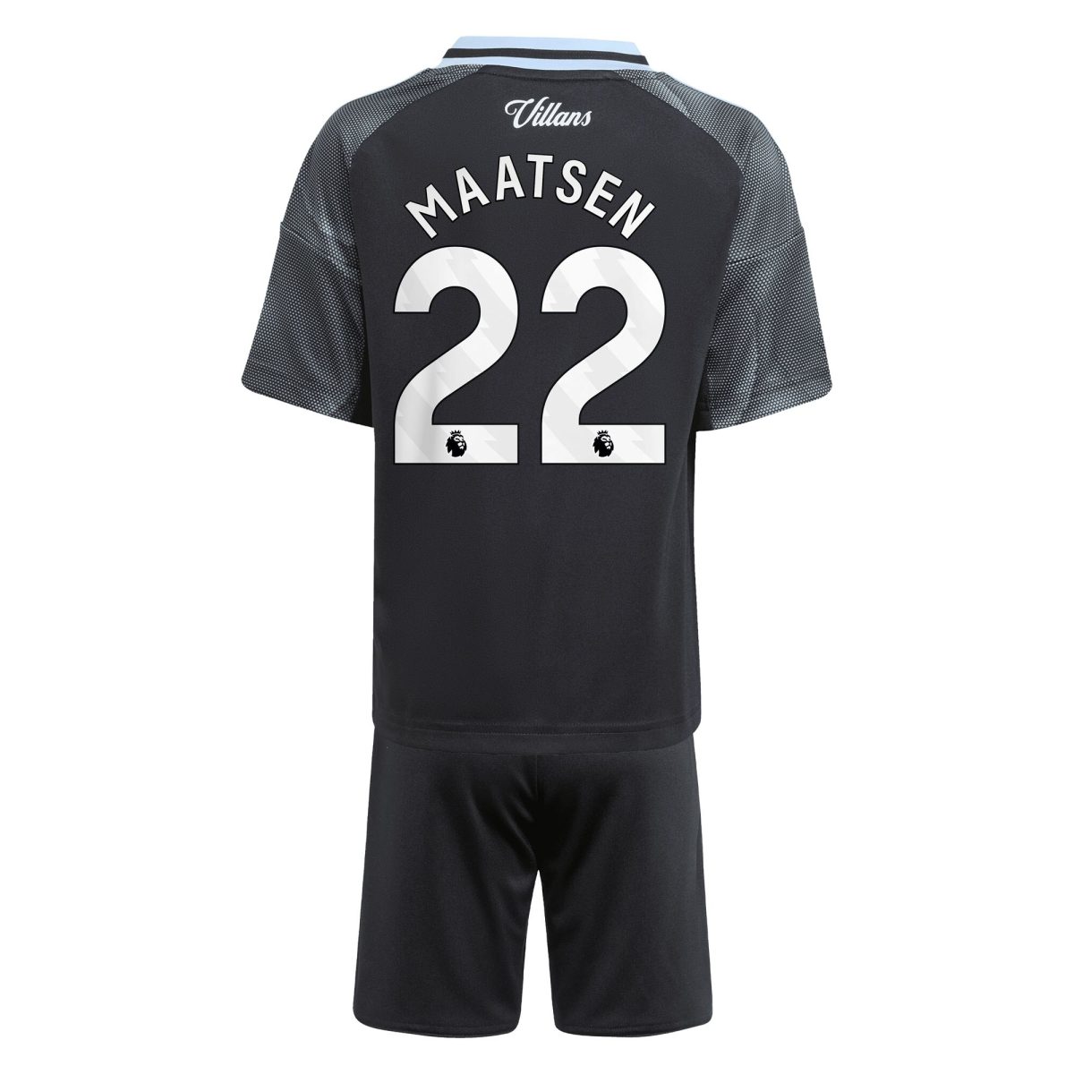 aston villa adidas away mini kit 2025-26 with maatsen 22 printing Collection | Aston Villa Football Kits and Shirts