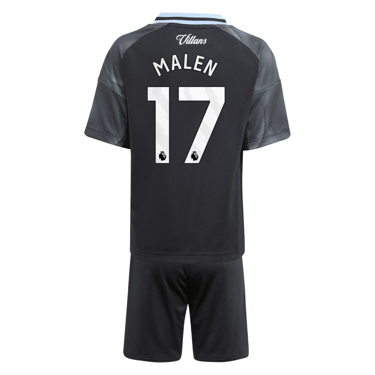 aston villa adidas away mini kit 2025-26 with malen 17 printing Collection | Aston Villa Football Kits and Shirts