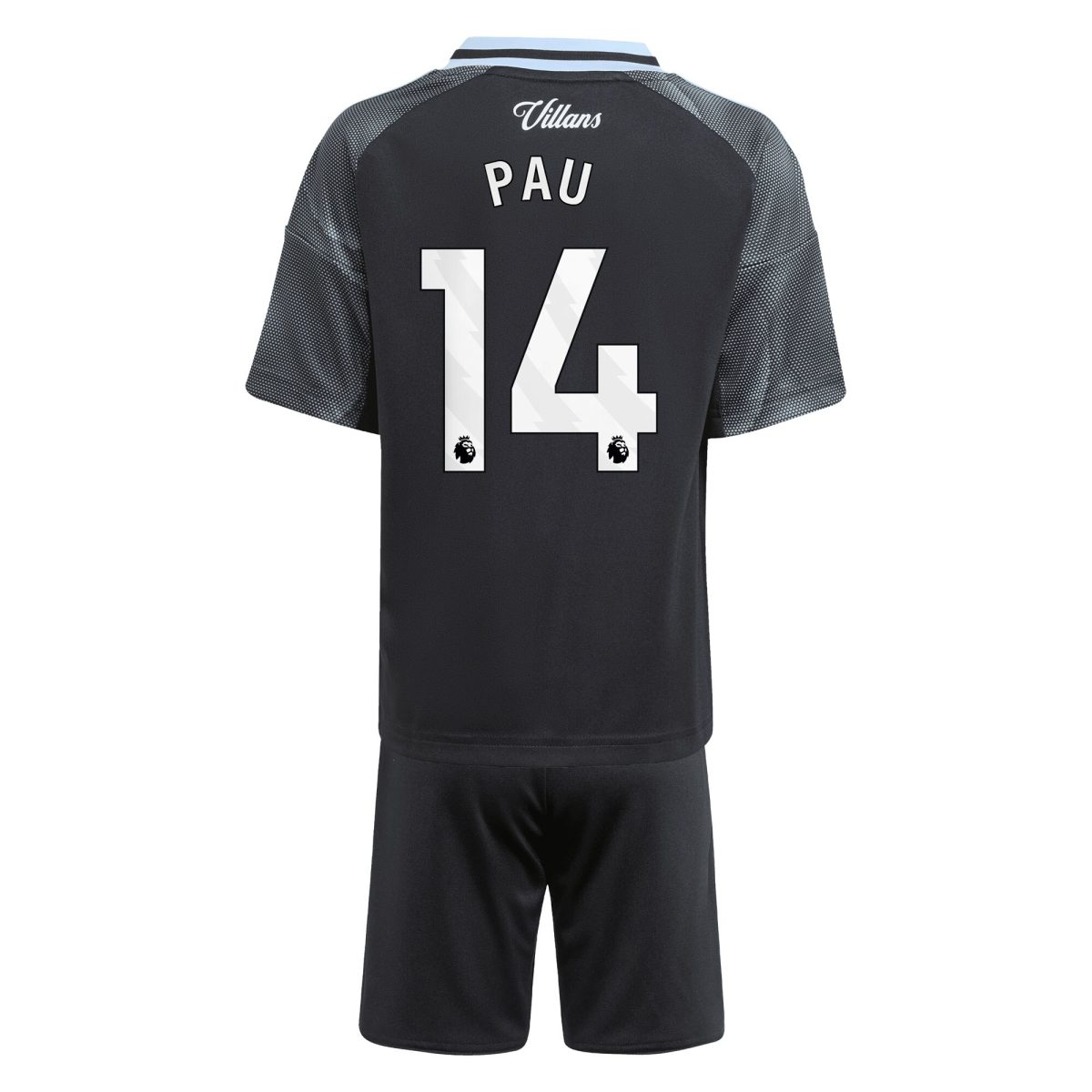 aston villa adidas away mini kit 2025-26 with pau 14 printing Collection | Aston Villa Football Kits and Shirts