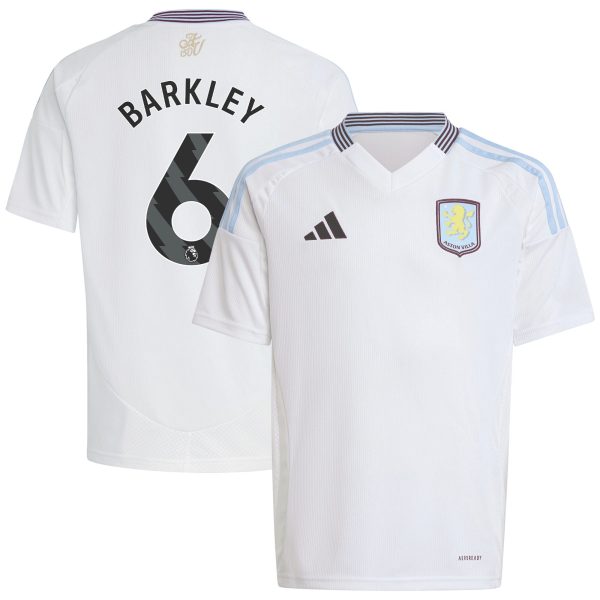 aston villa adidas away shirt 2024-25 – kids with barkley 6 printing Collection | Aston Villa Football Kits and Shirts